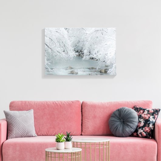 Gefrierstream - leinwanddruck (Insitu (Wohnzimmer))