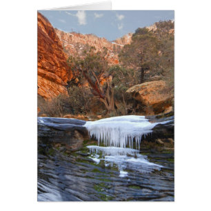 Gefrierwasserfall, Las Vegas, NV, ungefroren