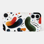 Gefrierwelle iPhone 16 Hülle (Rückseite (Horizontal))