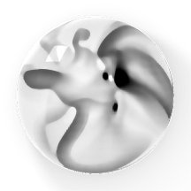 gefroren: Abstrakt, grau, weiß und schwarz