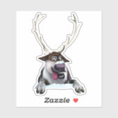 gefroren aufkleber (Blatt)