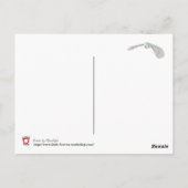 gefroren durch Mondlicht Postkarte (Rückseite)