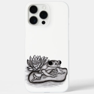 Gefroren mit Lotus-Blume iPhone 16 Pro Max Hülle