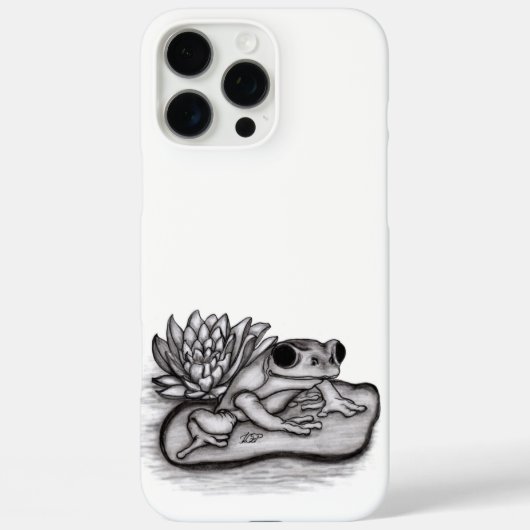 Gefroren mit Lotus-Blume Case-Mate iPhone Hülle (Rückseite)