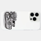 Gefroren mit Lotus-Blume Case-Mate iPhone Hülle (Rückseite (Horizontal))