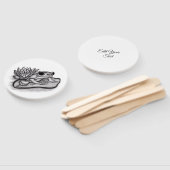 Gefroren mit Lotus-Blume Fächer (Non-assembled)