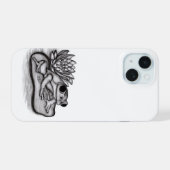 Gefroren mit Lotus-Blume iPhone 15 Hülle (Rückseite (Horizontal))