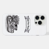 Gefroren mit Lotus-Blume , Name hinzufügen iPhone Hülle (Rückseite (Horizontal))