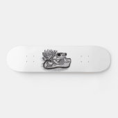 Gefroren mit Lotus-Blume Skateboard (Horizontal)