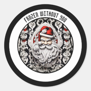 "Gefroren ohne dich" WHIMSIGOTH URLAUB Aufkleber