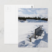 gefroren postkarte (Vorne/Hinten)