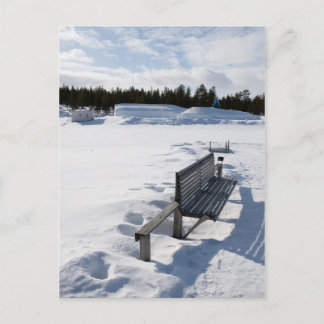 gefroren postkarte