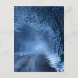 Gefroren Postkarte