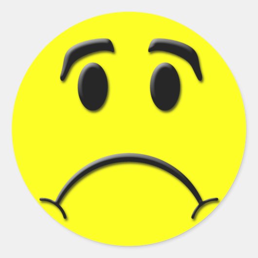 gefroren runder aufkleber (Vorderseite)