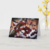 Gefrorene Beeren Karte (Gelbe Blume)