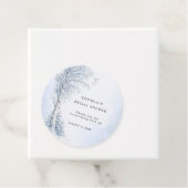 Gefrorene Birkenbaum-Gunstbeutel-Tags Geschenkanhänger (Beispiel)