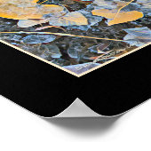 gefrorene Blätter Poster (Ecke)