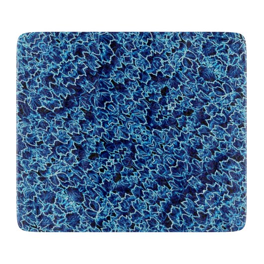 Gefrorene Blaue Efeu-Kühle Schneidebrett (Vorderseite)