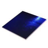 Gefrorene blaue große (6" X 6") Fliese (Seite)