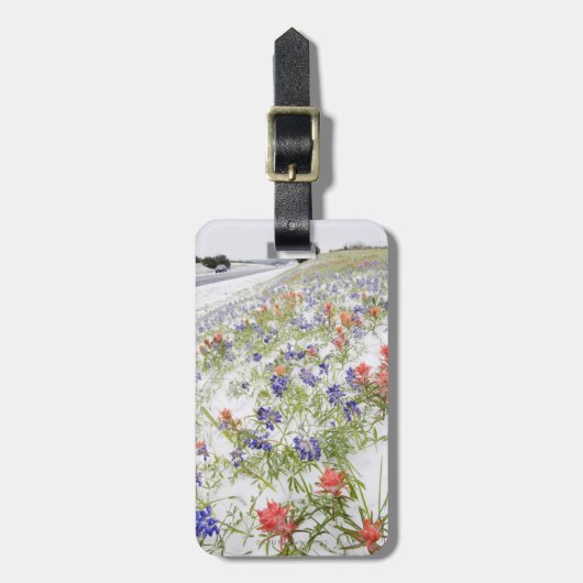Gefrorene Blumen Gepäckanhänger (Vorderseite vertikal)