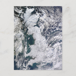 Gefrorene britische Postkarte