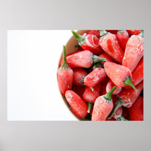 Gefrorene Chilis Poster
