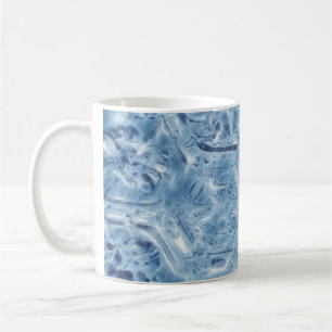 Gefrorene Eiskristall-Fraktal-Schneeflocke Kaffeetasse