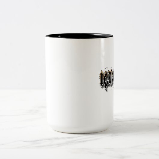 Gefrorene Erde-TASSE Zweifarbige Tasse (Mittel)