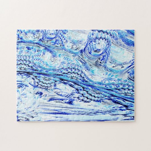 Gefrorene Fraktal-Landschaftspuzzle Puzzle (Horizontal)