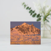 gefrorene Gletscherlandschaft entlang der Postkarte (Stehend Vorderseite)