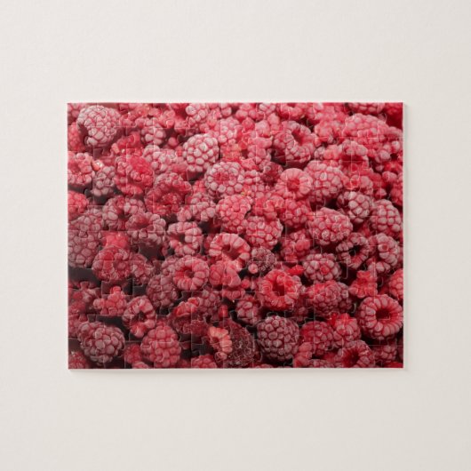 Gefrorene Himbeeren zackig Puzzle (Horizontal)