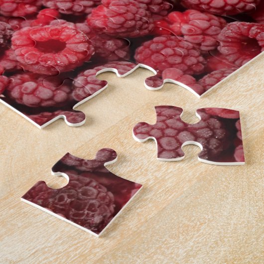 Gefrorene Himbeeren zackig Puzzle (Seite)