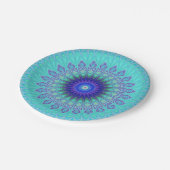 Gefrorene Mandala Pappteller (Schrägansicht)