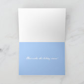 Gefrorene Momente Feiertagskarte (Innenseite)