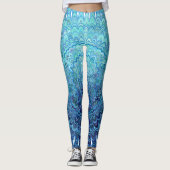Gefrorene ovale Mandala Leggings (Vorderseite)