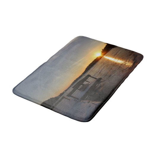 Gefrorene Reflexion Badematte (Schrägansicht)