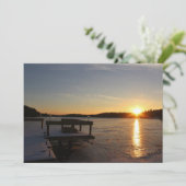 Gefrorene Reflexion Einladung (Stehend Vorderseite)