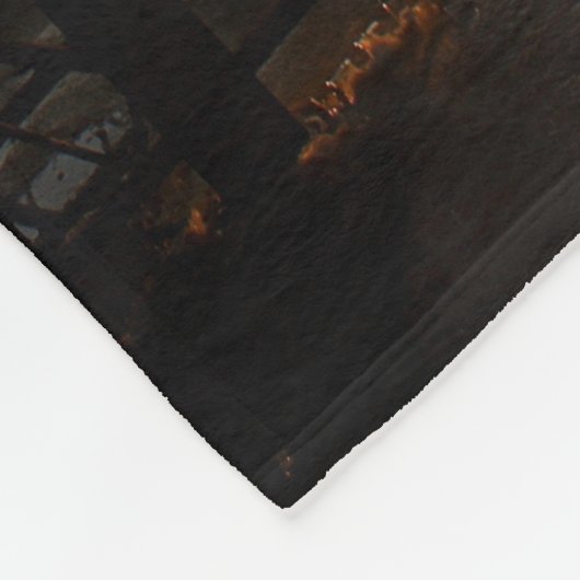 Gefrorene Reflexion Fleecedecke (Ecke)