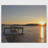 Gefrorene Reflexion Geschenkpapier (Flach)