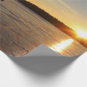 Gefrorene Reflexion Geschenkpapier (Ecke)