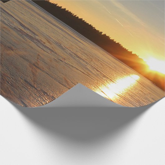 Gefrorene Reflexion Geschenkpapier (Ecke)