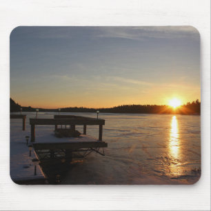 Gefrorene Reflexion Mousepad