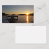 Gefrorene Reflexion Visitenkarte (Vorne/Hinten)