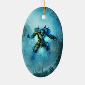 Gefrorene Ritterverzierung Keramik Ornament (Rechts)