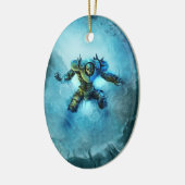 Gefrorene Ritterverzierung Keramik Ornament (Links)