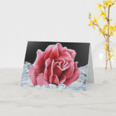 Gefrorene Rosen-Karten Karte (Gelbe Blume)