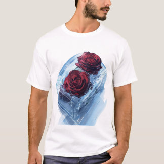 Gefrorene Rosen T-Shirt