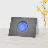 Gefrorene Schale Karte (Gelbe Blume)