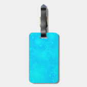 Gefrorene Schneeflocken Gepäckanhänger (Rückseite vertikal)