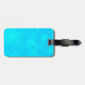 Gefrorene Schneeflocken Gepäckanhänger (Rückseite horizontal)